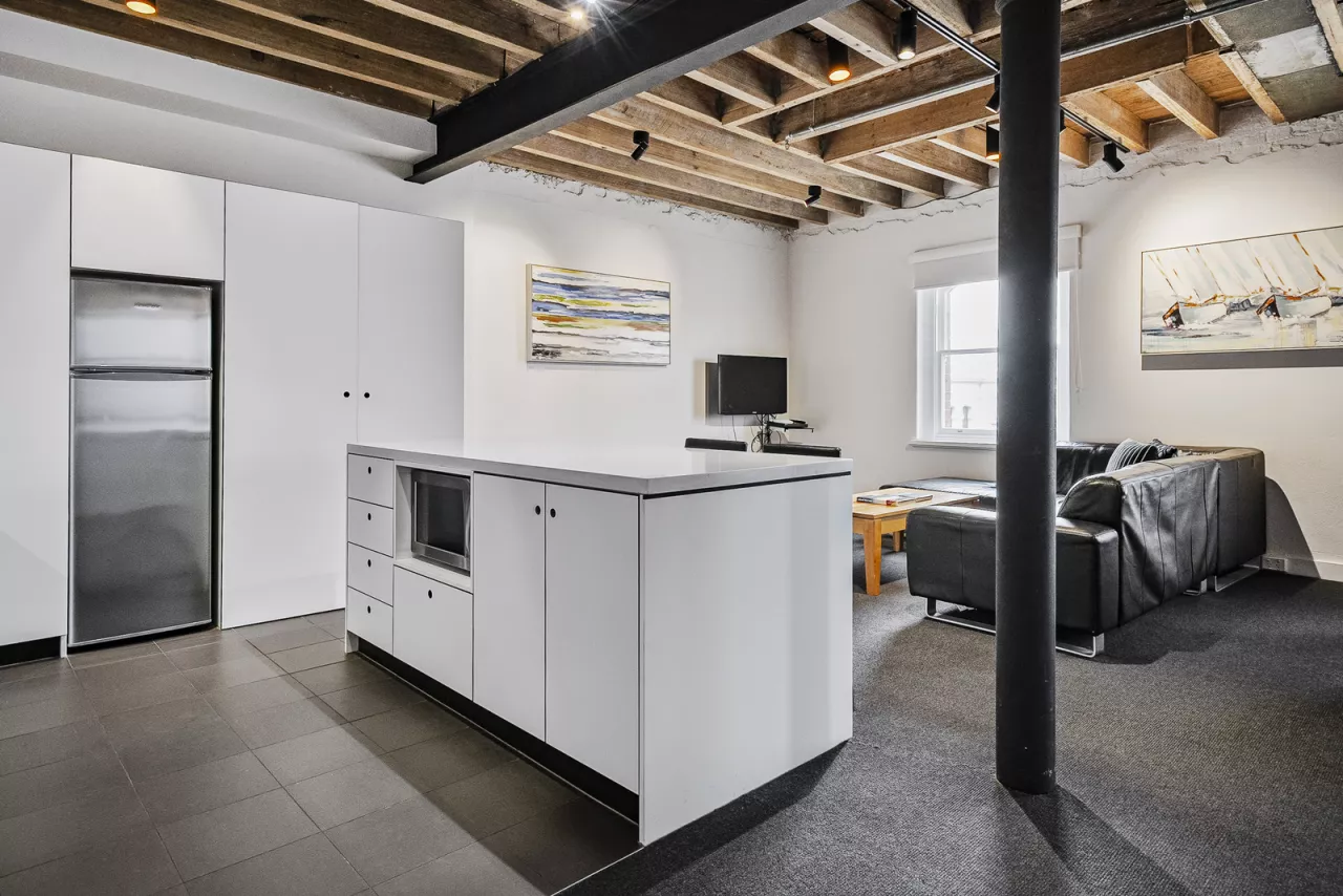 Kitchen facilities in the 2 Bedroom Apartment