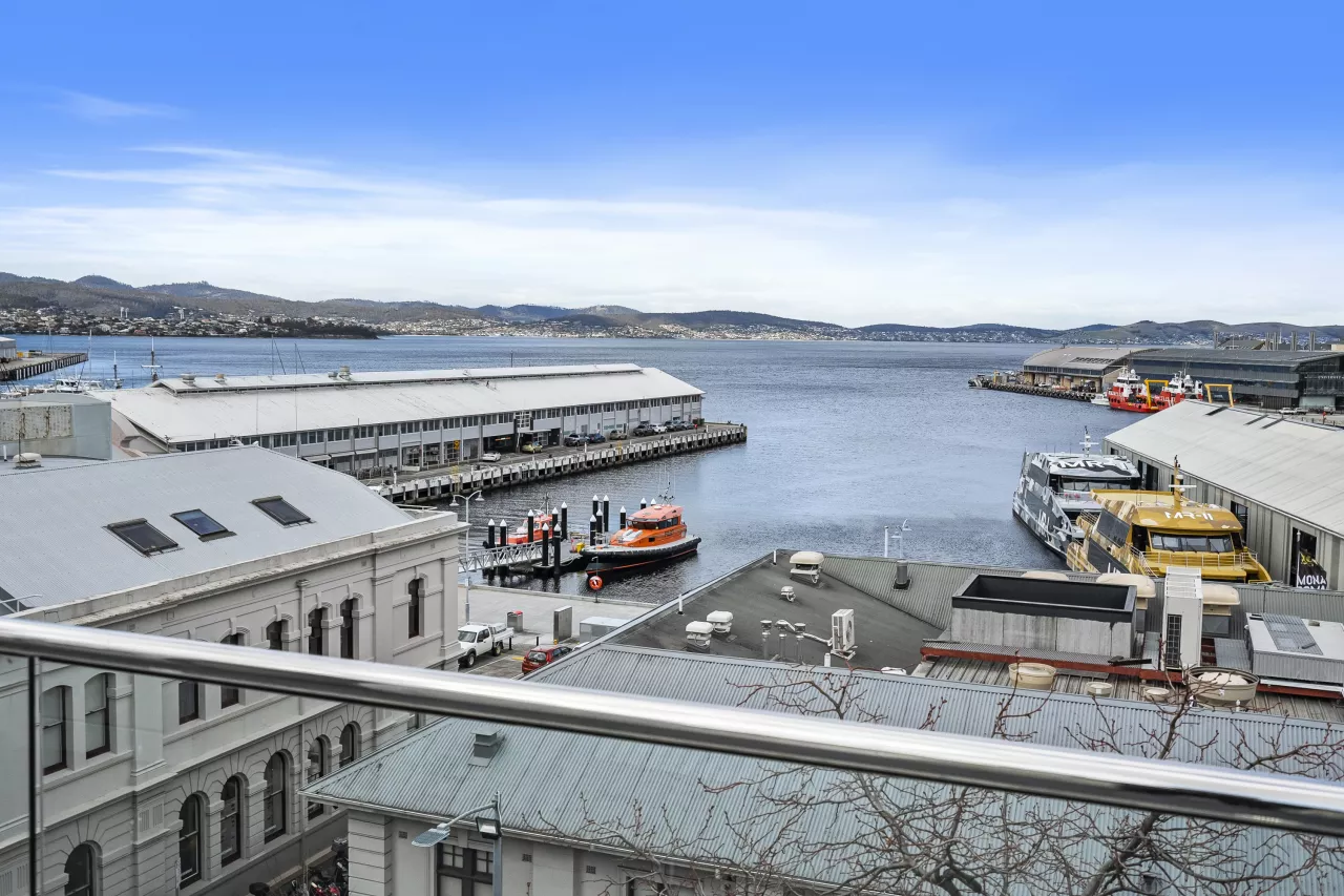 Waterfront views from the rooftop balcony of the 3 Bedroom Penthouse